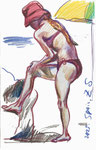 14x21cm, mixed media on paper, Paris, 2025