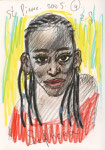 Sephora, La Réunion, 14X21cm, Artist Pen, Buntstift auf  Papier