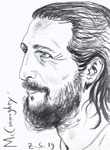 McConaughey,  8 1/2 x 11 1/2  (22x29cm) 