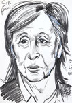 Sir Paul, 8 1/2 x 11 1/2  (22x29cm) 