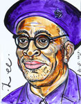 Spike Lee, 8 1/2 x 11 1/2  (22x29cm) 