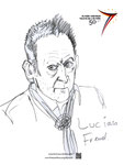 Lucien Freud, 8 1/2 x 11 1/2  (22x29cm) 