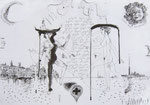 Venezianische Anatomie 42X60cm Chinatusche auf Papier, 1993