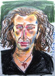 Luca, 50X70cm, Ölkreide auf Papier