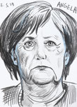 Angela,  8 1/2 x 11 1/2  (22x29cm) 