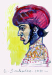 Raja, 8 1/2 x 11 1/2  (22x29cm)