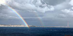 Arcobaleno sullo stretto di Messina
