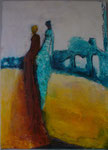 Das lange Kleid 70x50cm LW 2014