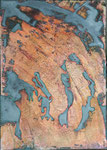 DIE WELT HAT SICH VERSCHOBEN - 140x100x4,5 - LW- 2020 (Thema: Mi camino)