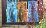 Transluzente Fensterbilder 2016 - Triptychon