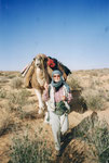 Kameltrekking in der Sahara
