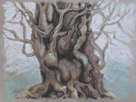 Baum3 , Pastelkreide auf Papier 20 x 30 cm
