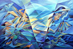 Meer, 160 x 80 cm