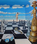 Schach, 140 x 100 cm