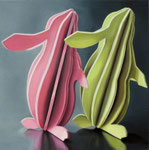 Relation 3, Ölfarbe auf Leinwand, 40 x 40 cm