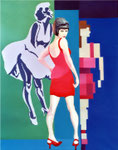 Girls, 100 x 80 cm