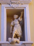 Particolare della Facciata, Statua di San Michele