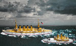 USS St. Louis und Monitor Arkansas