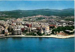 Vue par avion de la ville       ≈ 1960