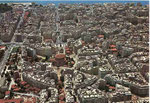 Vue par avion de la ville       ≈ 1960