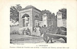 Fontaine et entrée du cimetière route de Sérès.