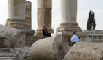 La photo souvenir à la Citadelle d'Amman