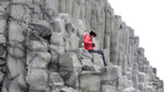 Lea sous les orgues de Vik