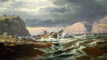 Johan Christian Dahl : "Shipwreck on the coast of Norway" de 1832