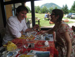 Maman Claire et Papa Alain à l'Espace Volcan (Laschamp)