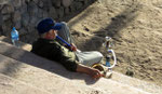 Sur la plage d'Aqaba