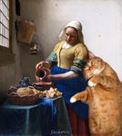 "La laitière" par  Vermeer de Delft (1632-1675) et Svetlana Petrova