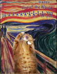 "Le cri" par Edvard Munch (1863-1944) et Svetlana Petrova