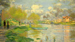 Claude Monet : "Spring by the Seine" de 1875