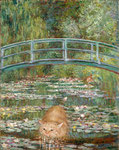 "Le pont à Giverny" par Claude Monet (1840-1926) et Svetlana Petrova