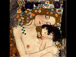 Maternité, détail, Klimt