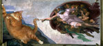 "La création d'Adam" par Michel-Ange (1475-1564) et Svetlana Petrova