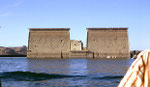 Temple de Philae avant son déplacement, photo Roger Mouillaud