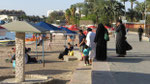 Famille sur la plage d'Aqaba