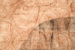 detail:Nr. 52/54/55 (2021) series:“transmission and transparency“  50x65cm intaglio from cardboard, foil, tape photo: Naiwei Tian