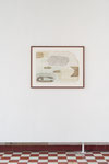 Nr. 13 (2021) series: “transmission and transparency“  56x76cm intaglio from cardboard, foil, tape, sheet photo: Naiwei Tian