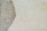 detail: Nr. 13 (2021) series: “transmission and transparency“  56x76cm intaglio from cardboard, foil, tape, sheet photo: Naiwei Tian
