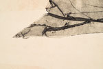 detail: Nr. 53 (2021) series: “transmission and transparency“  50x65cm intaglio from cardboard, foil, tape photo: Naiwei Tian