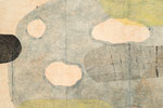 detail:Nr. 54 (2021) series:“transmission and transparency“  50x65cm intaglio from cardboard, foil, tape photo: Naiwei Tian