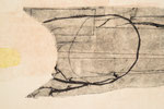 detail: Nr. 53 (2021) series: “transmission and transparency“  50x65cm intaglio from cardboard, foil, tape photo: Naiwei Tian