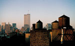 USA: NYC- Roofline with WTC