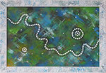 276 PB Linie, Acryl auf Hartfaser, 2011, 35 x 24 cm, 80 Euro zzgl. Versand