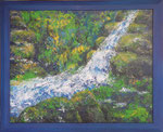 377 PB Wasserfall, Acryl auf Hartfaser, 2013, 50 x 40 cm, 240 Euro zzgl. Versand