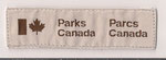 (1)  Parks Canada - Parcs Canada  (English / Anglais)  (Barre blanche / White tab)  (Vieux modèle / Old model)