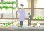 畑の収穫冬支度
