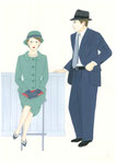 1950年台後半のお洒落な男女